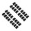 32Pcs Black Silicone Replacement Clips Oven and Cookware Protectors 7