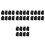 32Pcs Black Silicone Replacement Clips Oven and Cookware Protectors 10
