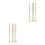 8Pcs Handcrafted Brass Incense Spoon and for Elegant Home Use 6