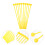 20Pcs Portable Yellow Drum Mallets for Beginners Tongue Drum Practice 11