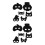2Sets Delicate Halloween Scratch Paper Kids DIY Mask 9