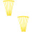 20Pcs Portable Yellow Drum Mallets for Beginners Tongue Drum Practice 8