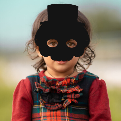 2Sets Delicate Halloween Scratch Paper Kids DIY Mask 2