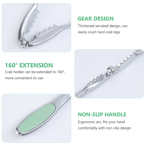 Crab Eating Tools Stainless Steel 1set 6.3*1.2in 2