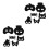 2Sets Delicate Halloween Scratch Paper Kids DIY Mask 11
