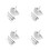 4Sets Mini Ceramic Mortar and Pestle Set for Kitchen Pharmacy Grinding 7