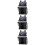 3Pcs Hanging Diaper Organizer Grey Nursery Storage Bag for Home Use 8