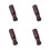 4Pcs Ergonomic Wood Foosball Table Handles Easy Replace Soccer Grips 5