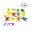 24Pcs Colorful Tropical Toy Model Animals Set Educational Kids Playset 1