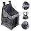 3Pcs Hanging Diaper Organizer Grey Nursery Storage Bag for Home Use 11