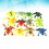 24Pcs Colorful Tropical Toy Model Animals Set Educational Kids Playset 8