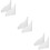 3 Sets Bathtub Water Barrier Shower Splash Guard Clear Splashing 9