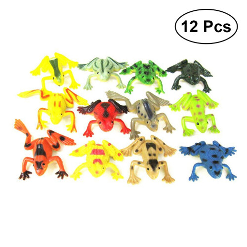 24Pcs Colorful Tropical Toy Model Animals Set Educational Kids Playset 1
