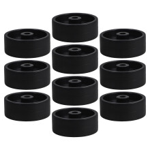 10Pcs 61Mm Plastic Caster Wheels For Patio Heater