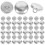600 Pcs Metal Snaps Button Fasteners Press Studs For Diy Clothes Bag 1