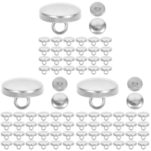 600 Pcs Metal Snaps Button Fasteners Press Studs For Diy Clothes Bag 1