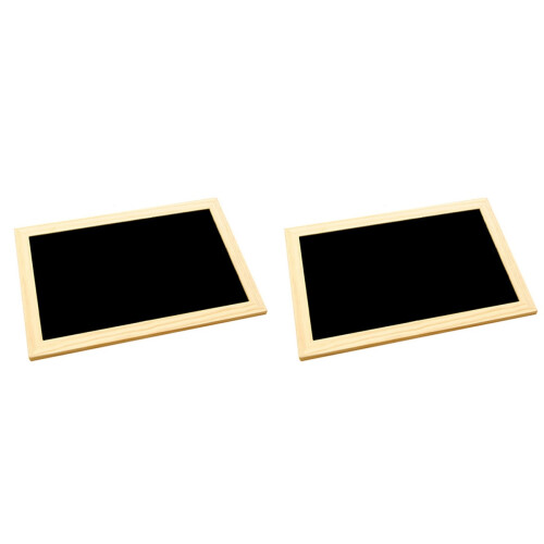 2 Count Small Picture Board Blackboard Message Sign 1