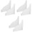 3 Sets Bathtub Water Barrier Shower Splash Guard Clear Splashing 5