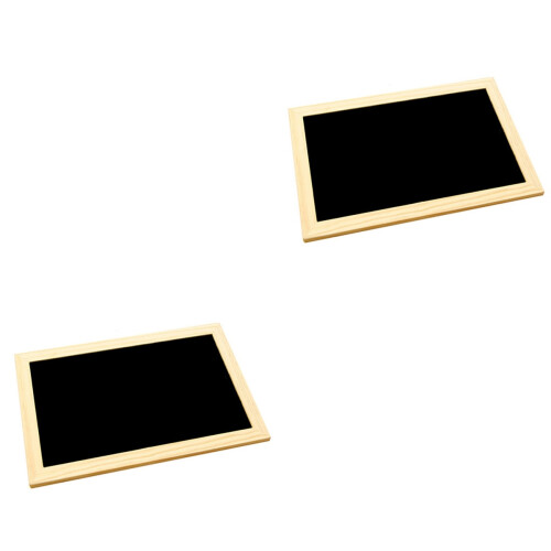 2 Count Small Picture Board Blackboard Message Sign 2