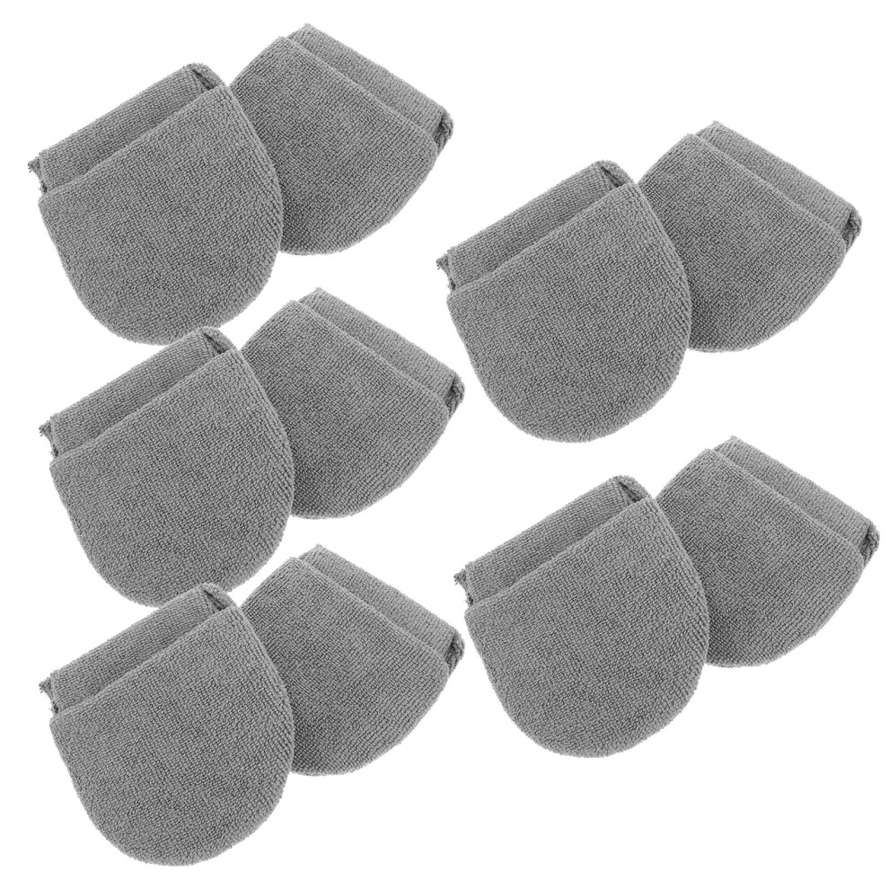 30Pcs Polishing Pads For Car Waxing Durable Wax Applicator Sponge Grey 3632119457610