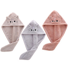 4Sets Assorted Color Hair Towels for Women Absorbent Fast Drying Wraps