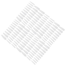 1500Pcs Plastic Nail Art Patch Coffin Nails Tips for DIY Nail Art