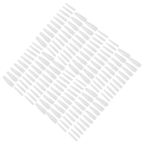 1500Pcs Plastic Nail Art Patch Coffin Nails Tips for DIY Nail Art