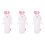 3Pcs White Red Plush Comforting Infant Plaything 4
