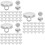 600 Pcs Metal Snaps Button Fasteners Press Studs For Diy Clothes Bag 6