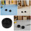 10Pcs 61Mm Plastic Caster Wheels For Patio Heater 7