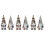 6Pcs Assorted Color Desktop Gnome Doll Plush Coffee Bar Decor 3
