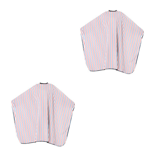 2Pcs Multi-Color Hairdressing Cape Waterproof Barber Styling Apron 2