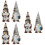 6Pcs Assorted Color Desktop Gnome Doll Plush Coffee Bar Decor 6