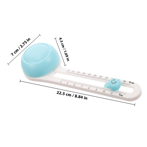 1Set Durable Plastic Rotary Circle Cutter for Paper Crafting and DIY 1