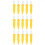 15Pcs Stainless Steel Roasting Sticks Bbq Forks Yellow Corn Handle 8