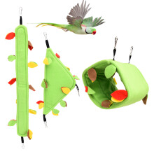 Set di 3 pezzi di amache appese a forma di nido per piccoli animali