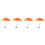 4Pcs Pushchair Parasol Uv Protection Clamp-on Umbrella 9