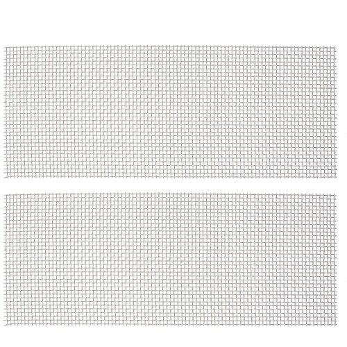 10Pcs Silver Stainless Steel Mesh Pads Aquarium Moss Net Accessory