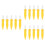15Pcs Stainless Steel Roasting Sticks Bbq Forks Yellow Corn Handle 6