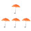 4Pcs Pushchair Parasol Uv Protection Clamp-on Umbrella 7
