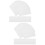 240Pcs White Fabric Laundry Labels Writable Clothing Name Stickers 8