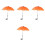 4Pcs Pushchair Parasol Uv Protection Clamp-on Umbrella 8