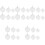 30 Pcs Manganese Steel Archery Target Plates For Practice 5