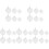 30 Pcs Manganese Steel Archery Target Plates For Practice 4