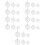 30 Pcs Manganese Steel Archery Target Plates For Practice 9