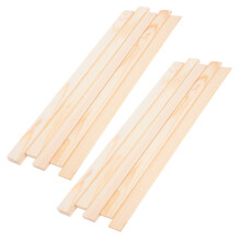 40Pcs Wooden Rolling Stick Yellow Clay Tool for Pottery