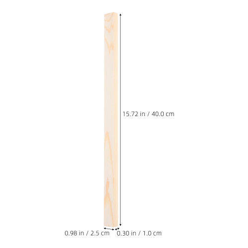 40Pcs Wooden Rolling Stick Yellow Clay Tool for Pottery 1