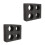 2Pcs Black Epe Cup Carrier Trays for Takeout Drinks 4