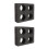 2Pcs Black Epe Cup Carrier Trays for Takeout Drinks 7