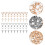 2Sets Self-Tapping Screw Eye Pins with Round Hole for DIY Crafts 8